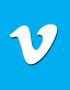 Vimeo DeepSkyBlue icon