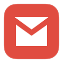 gmail, google, Flurry IndianRed icon