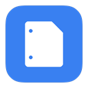 docs, Flurry, google RoyalBlue icon