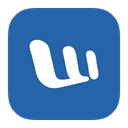 Metroui, word SteelBlue icon