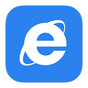 Metroui, Explorer, internet DodgerBlue icon