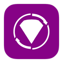 twist, Bejeweled, Metroui DarkMagenta icon