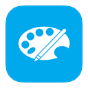 paint, Metroui DeepSkyBlue icon