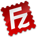 Filezilla, Client DarkRed icon