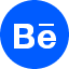 Behance DodgerBlue icon