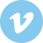 Vimeo SkyBlue icon