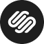 Squarespace Black icon