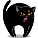 hiss, Cat Black icon