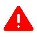 warning Red icon