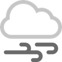 wind, Cloud Black icon