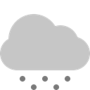 Cloud, Snow Silver icon