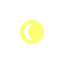 Crescent Black icon