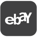 online, shopping, Ebay, Logo DarkSlateGray icon