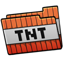 tnt, Folder Black icon