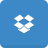 Box, dropbox SteelBlue icon