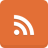 subscribe, feed, Rss, reader, button Chocolate icon