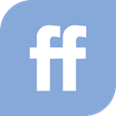 friendfeed logo, Friend feed, Friendfeed SkyBlue icon