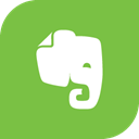 elephant, tools, ever note, online note, social media, note book, Evernote YellowGreen icon