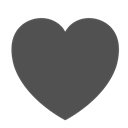 Like, love, Heart DarkSlateGray icon