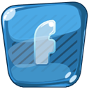 Facebook SteelBlue icon