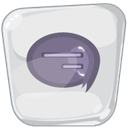 sms, Message, talk, Conversation Lavender icon