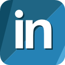 Social, Linked in, Logo, square, Linkedin SteelBlue icon