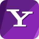 yahoo, Buzz, Balvardi, Logo, Messenger DarkOrchid icon