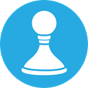 Game, chess DodgerBlue icon