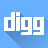 Digg CornflowerBlue icon