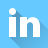 Linkedin LightSkyBlue icon