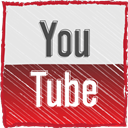 video, youtube Gainsboro icon