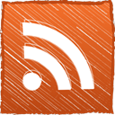 Rss, Real simple syndication Chocolate icon