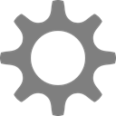 settings, preferences, fez, Gear Gray icon