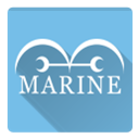 marine, one piece SkyBlue icon