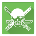 one piece, roronoa zoro OliveDrab icon