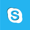 Skype, Social DodgerBlue icon