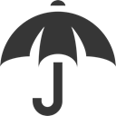 Ubrella, weather DarkSlateGray icon