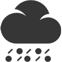 Snow, weather, winter, Rain, Cloud, grey DarkSlateGray icon