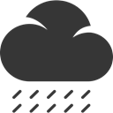 Cloud, weather, Rain, sorm DarkSlateGray icon