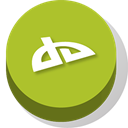 Deviantart, Buttonz YellowGreen icon