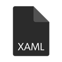 xaml, Format, File, Extension DarkSlateGray icon
