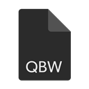 qbw, Format, File, Extension DarkSlateGray icon