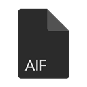 Aif, File, Extension, Format DarkSlateGray icon