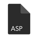 File, Asp, Format, Extension DarkSlateGray icon