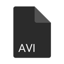 Format, Avi, Extension, File DarkSlateGray icon