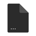 File, Format, Extension, Blank DarkSlateGray icon