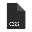 Extension, Css, Format, File DarkSlateGray icon