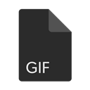 Gif, File, Format, Extension DarkSlateGray icon