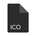 Ico, File, Extension, Format DarkSlateGray icon