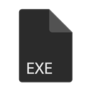 File, Format, Extension, Exe DarkSlateGray icon